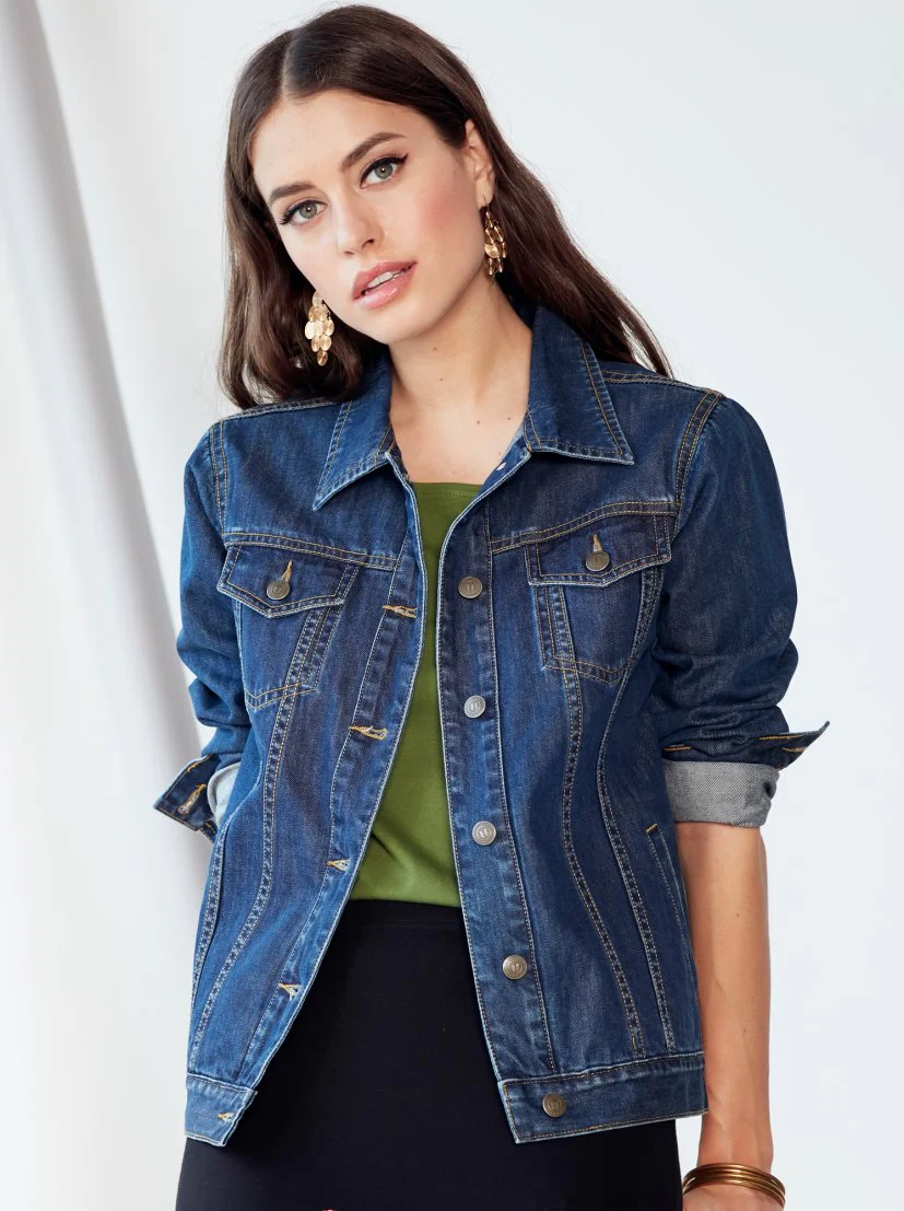 Women’s Dark Blue Denim Jacket