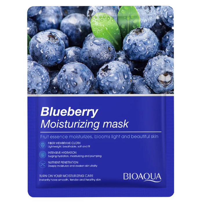 BIOAQUA Blueberry Moisturizing Face Sheet Mask