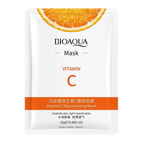 BIOAQUA Vitamin C Moisturizing Face Sheet Mask