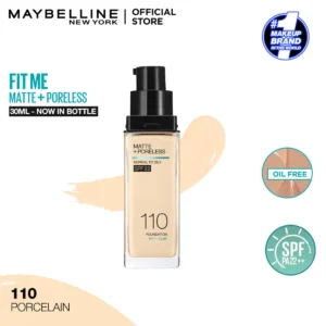 Fit Me Matte + Poreless Liquid Foundation 110