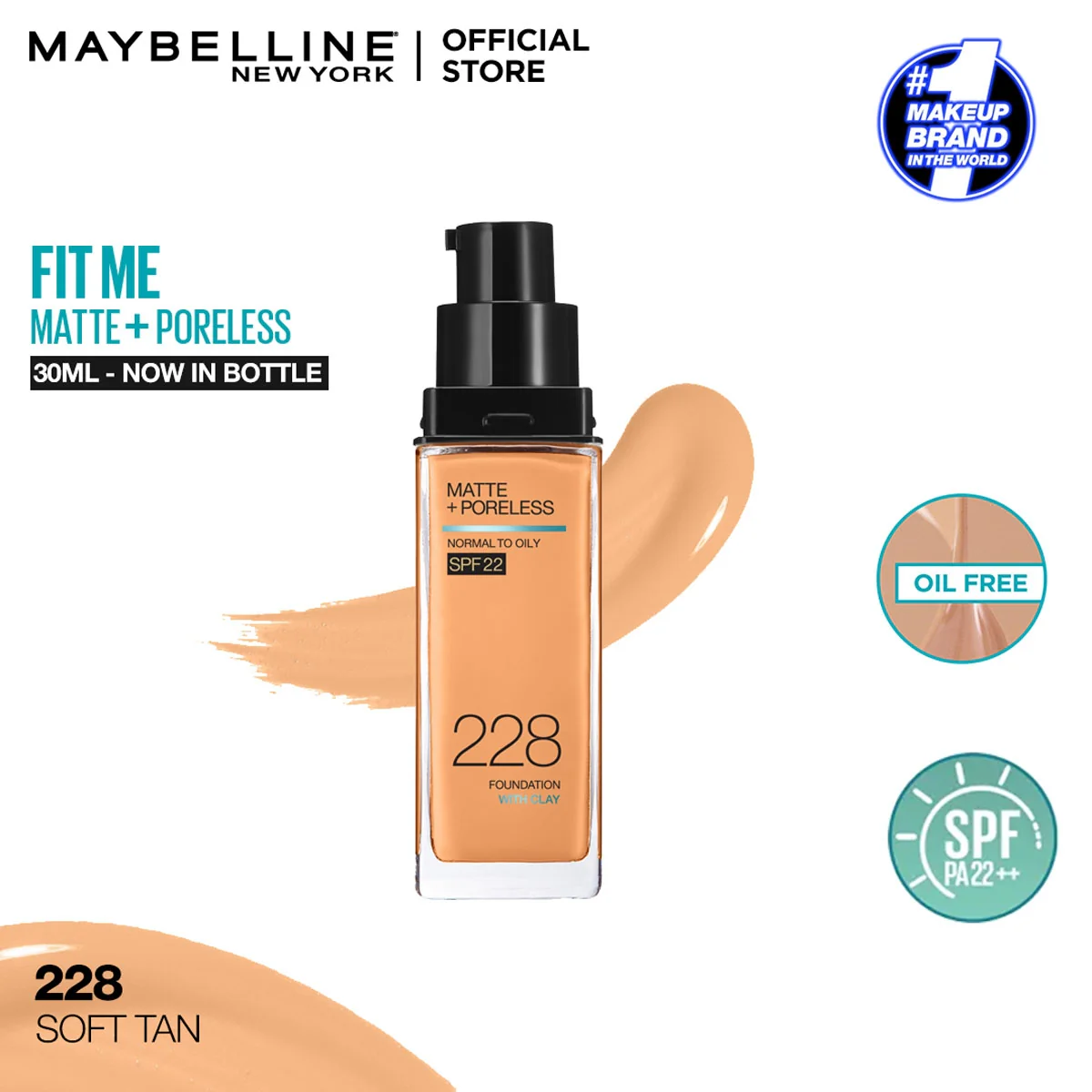 Fit Me Matte + Poreless Liquid Foundation